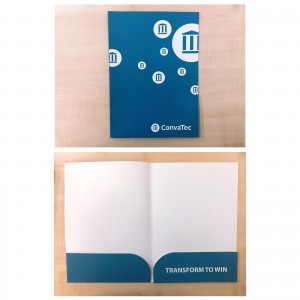 A4 Paper Folder with 2 Internal Pockets